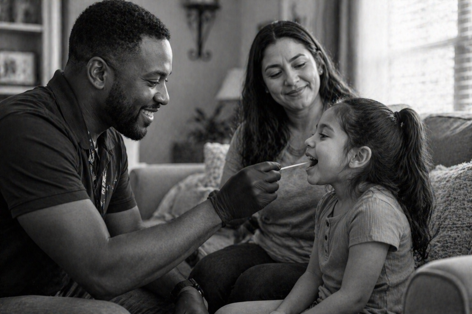 DNA cheek swab collection for child support case — Odosek Lab Solutions Columbia SC