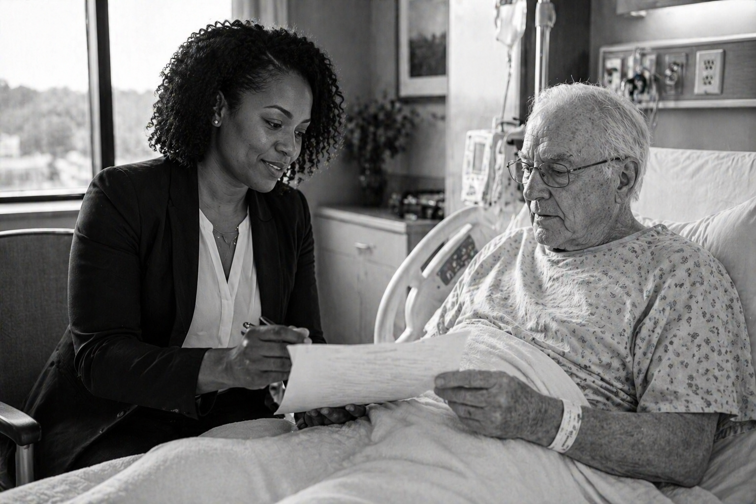 Mobile notary at Columbia SC hospital — Odosek Lab Solutions
