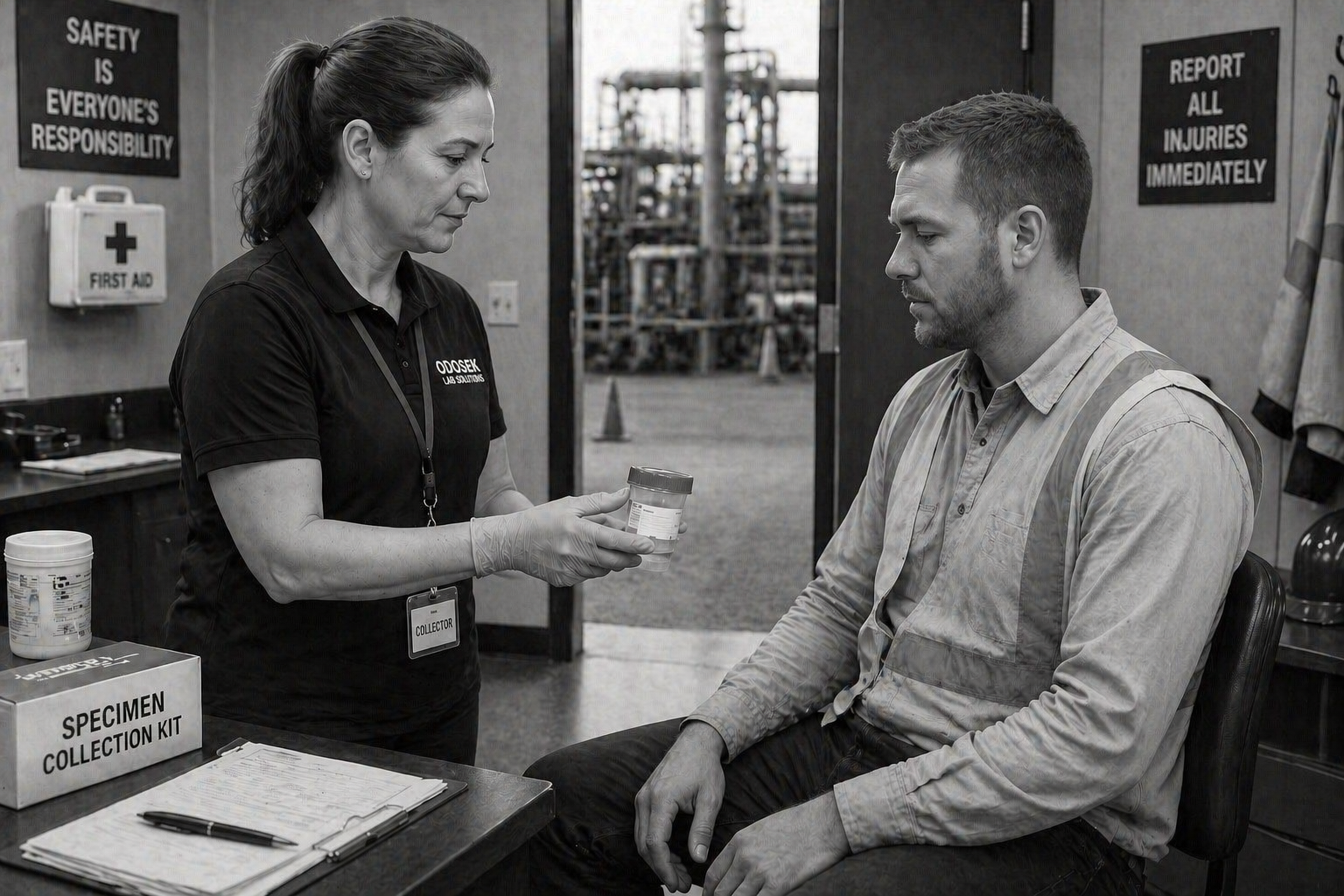 Post-accident drug test collection Columbia SC — Odosek Lab Solutions